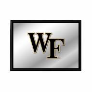 Wake Forest Demon Deacons Horizontal Framed Mirrored Wall Sign