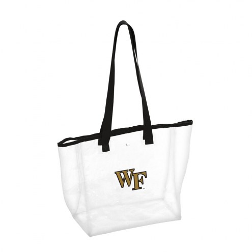 Wake Forest Demon Deacons Clear Stadium Tote