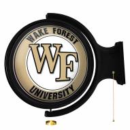 Wake Forest Demon Deacons Round Rotating Lighted Wall Sign
