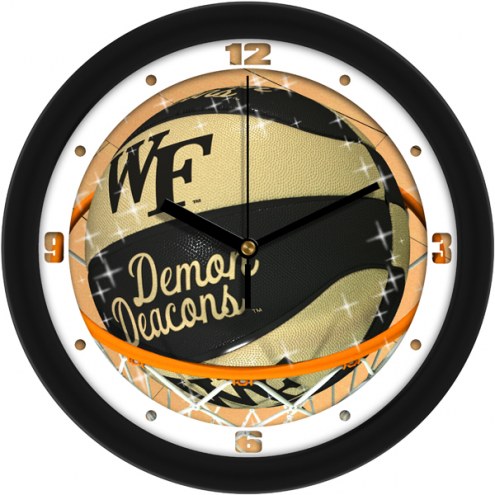 Wake Forest Demon Deacons Slam Dunk Wall Clock