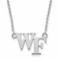 Wake Forest Demon Deacons Sterling Silver Small Pendant Necklace