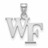 Wake Forest Demon Deacons Sterling Silver Small Pendant