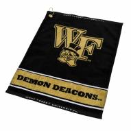 Wake Forest Demon Deacons Woven Golf Towel