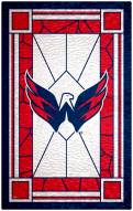 Washington Capitals 11" x 19" Stained Glass Sign