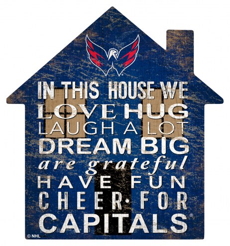 Washington Capitals 12&quot; House Sign
