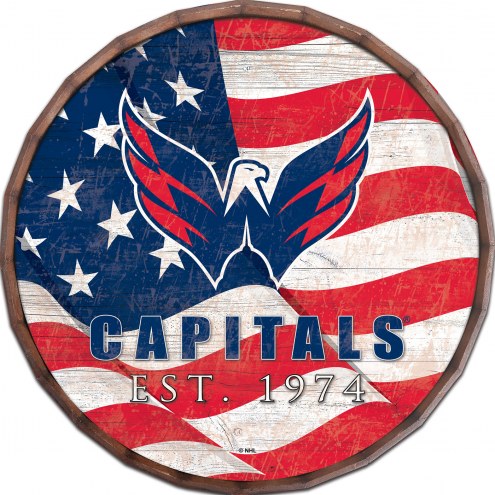 Washington Capitals 16&quot; Flag Barrel Top