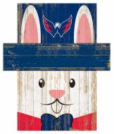 Washington Capitals 19" x 16" Easter Bunny Head
