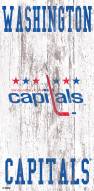 Washington Capitals 6" x 12" Heritage Logo Sign