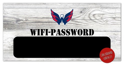 Washington Capitals 6&quot; x 12&quot; Wifi Password Sign