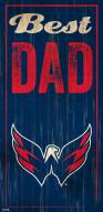 Washington Capitals Best Dad Sign