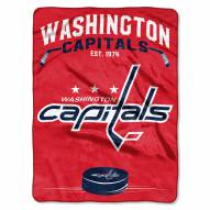 Washington Capitals Inspired Plush Raschel Blanket