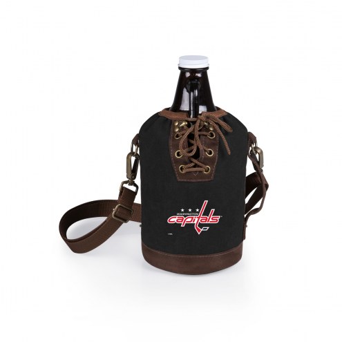 Washington Capitals Insulated Growler Tote with 64 oz. Glass Growler