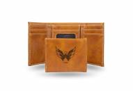 Washington Capitals Laser Engraved Brown Trifold Wallet