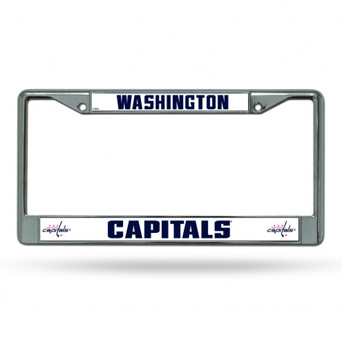 Washington Capitals NHL Chrome License Plate Frame