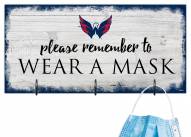 Washington Capitals Please Wear Your Mask Sign