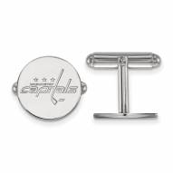 Washington Capitals Sterling Silver Cuff Links