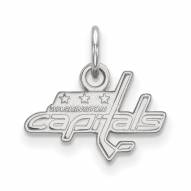 Washington Capitals Sterling Silver Extra Small Pendant