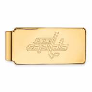 Washington Capitals Sterling Silver Gold Plated Money Clip