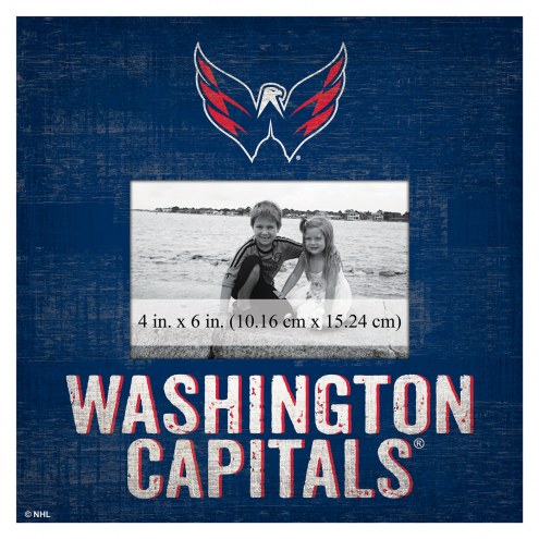 Washington Capitals Team Name 10&quot; x 10&quot; Picture Frame