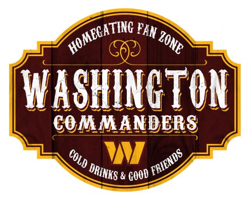 Washington Commanders 12&quot; Homegating Tavern Sign