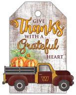 Washington Commanders Gift Tag and Truck 11" x 19" Sign