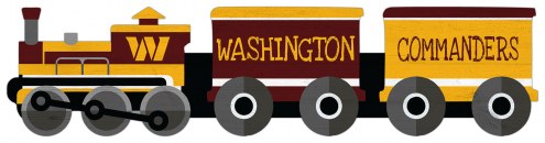 Washington Commanders Train Cutout 6&quot; x 24&quot; Sign