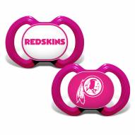 Washington Commanders Pink Baby Pacifier 2-Pack
