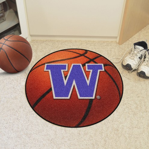 Washington Huskies Basketball Mat