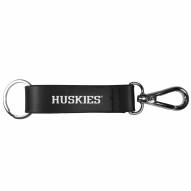 Washington Huskies Black Strap Key Chain