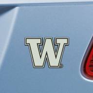 Washington Huskies Chrome Metal Car Emblem