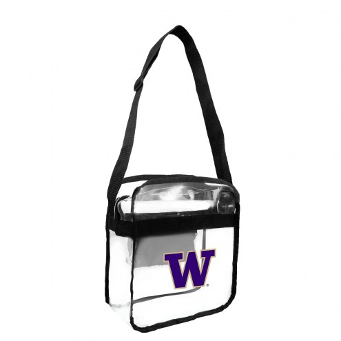 Washington Huskies Clear Crossbody Carry-All Bag