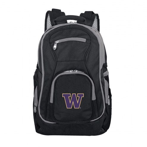 NCAA Washington Huskies Colored Trim Premium Laptop Backpack