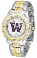 Washington Huskies Competitor Two-Tone Men's Watch