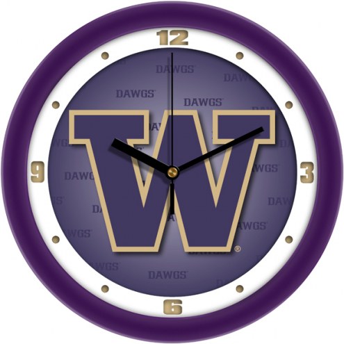 Washington Huskies Dimension Wall Clock