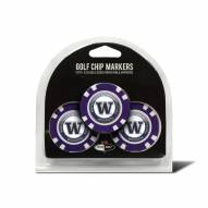 Washington Huskies Golf Chip Ball Markers