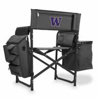 Washington Huskies Gray/Black Fusion Folding Chair