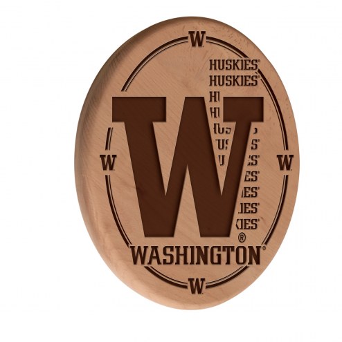 Washington Huskies Laser Engraved Wood Sign