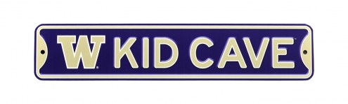 Washington Huskies Kid Cave Street Sign
