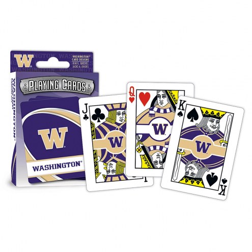 Washington Huskies Playing Cards
