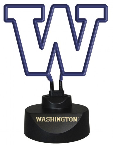 Washington Huskies Team Logo Neon Lamp