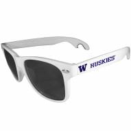 Washington Huskies White Beachfarer Bottle Opener Sunglasses