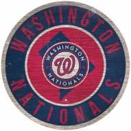 Washington Nationals 12" Circle with State Sign