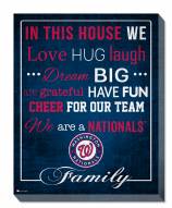 Washington Nationals 16" x 20" In This House Canvas Print
