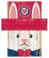 Washington Nationals 19" x 16" Easter Bunny Head
