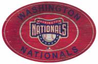 Washington Nationals 46" Heritage Logo Oval Sign