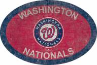 Washington Nationals 46" Team Color Oval Sign