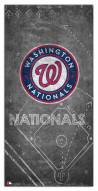Washington Nationals 6" x 12" Chalk Playbook Sign