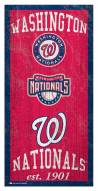 Washington Nationals 6" x 12" Heritage Sign