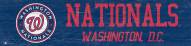 Washington Nationals 6" x 24" Team Name Sign