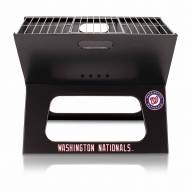 Washington Nationals Black Portable Charcoal X-Grill